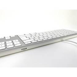 Matias FK318S Wired Aluminium Keyboard for Mac USB klávesnice US anglická, QWERTY, Mac stříbrná