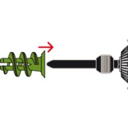 Fischer 532730 GK Green WH K NV hmoždinka do sádrokartonu 22 mm 1 sada