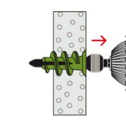 Fischer 532730 GK Green WH K NV hmoždinka do sádrokartonu 22 mm 1 sada