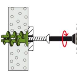 Fischer 532730 GK Green WH K NV hmoždinka do sádrokartonu 22 mm 1 sada