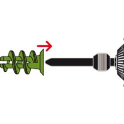 Fischer 532730 GK Green WH K NV hmoždinka do sádrokartonu 22 mm 1 sada