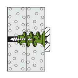 Fischer 532730 GK Green WH K NV hmoždinka do sádrokartonu 22 mm 1 sada