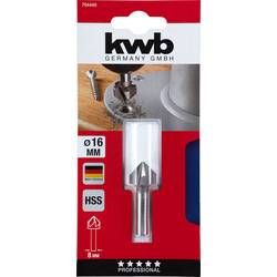 kwb 704440 záhlubník 16 mm HSS válcová stopka 1 ks