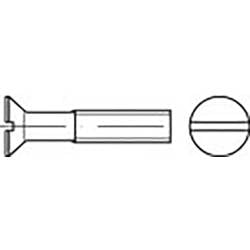 TOOLCRAFT TO-6862425 zápustný šroub M4 20 mm příruba DIN 963 mosaz 200 ks