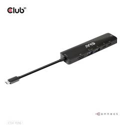 club3D USB-C® dokovací stanice Club3D USB-6-in1-HUB USB-C - HDMI/2xUSB/ Vhodné pro značky (dokovací stanice pro notebook): univerzální