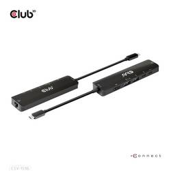 club3D USB-C® dokovací stanice Club3D USB-6-in1-HUB USB-C - HDMI/2xUSB/ Vhodné pro značky (dokovací stanice pro notebook): univerzální