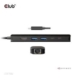 club3D USB-C® dokovací stanice Club3D USB-6-in1-HUB USB-C - HDMI/2xUSB/ Vhodné pro značky (dokovací stanice pro notebook): univerzální