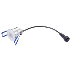 Sygonix SY-6737556 vestavné svítidlo, třída F (A - G), LED, LED, 28.7 W, stříbrná, sada 10 ks