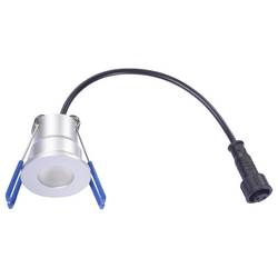 Sygonix SY-6737556 vestavné svítidlo, třída F (A - G), LED, LED, 28.7 W, stříbrná, sada 10 ks
