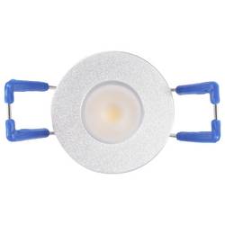 Sygonix SY-6737556 vestavné svítidlo, třída F (A - G), LED, LED, 28.7 W, stříbrná, sada 10 ks