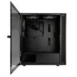 Kolink Observatory HF Mesh midi tower PC skříň černá 2 předinstalované ventilátory, 4 předinstalované LED ventilátory