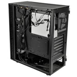 Kolink Observatory HF Mesh midi tower PC skříň černá 2 předinstalované ventilátory, 4 předinstalované LED ventilátory