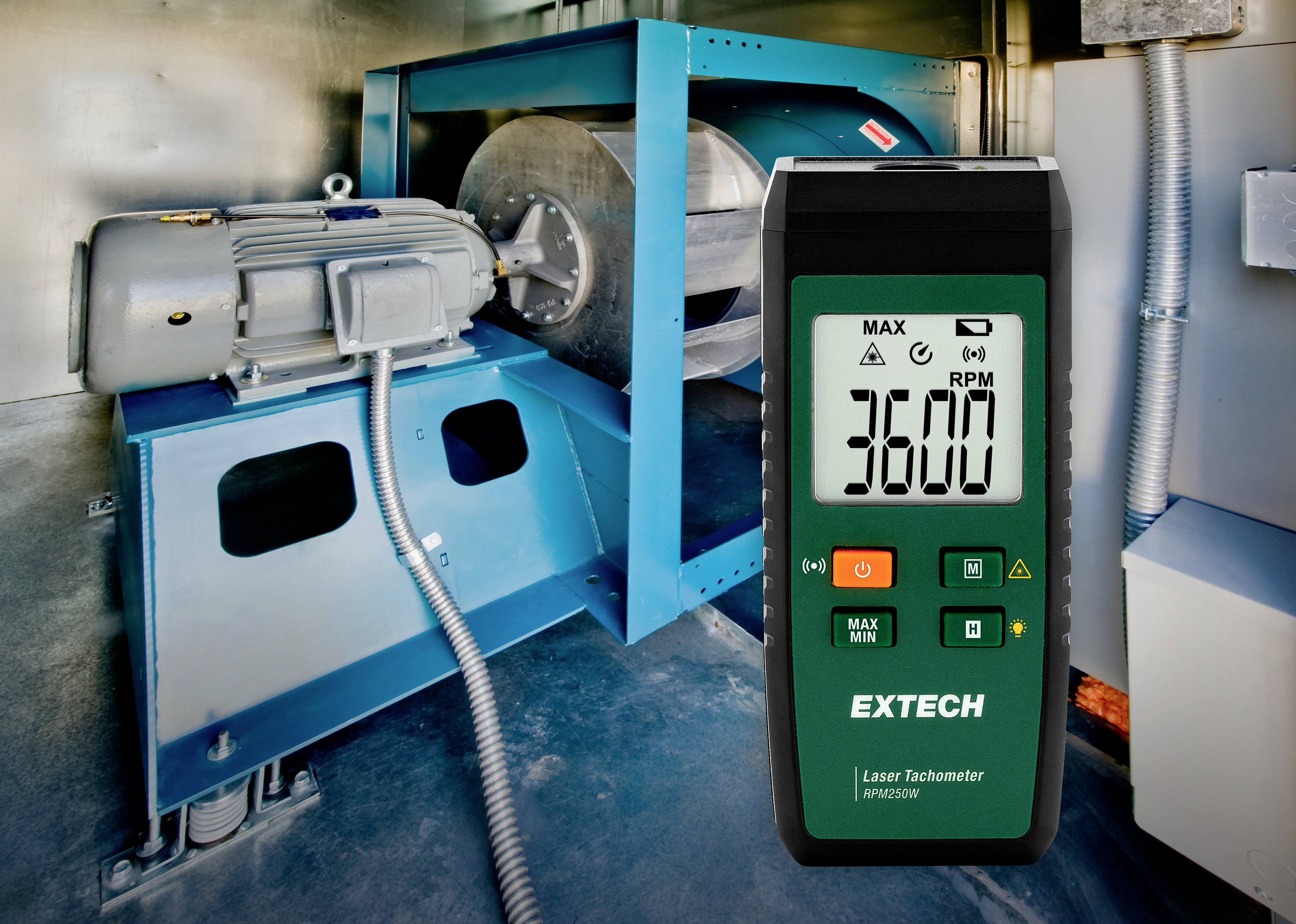 Extech RPM250W otáčkoměr