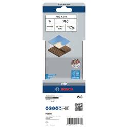 Bosch Accessories 2608606033 2608606033 brusný pás Zrnitost 60 (d x š) 457 mm x 75 mm 3 ks