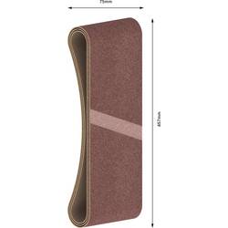Bosch Accessories 2608606033 2608606033 brusný pás Zrnitost 60 (d x š) 457 mm x 75 mm 3 ks