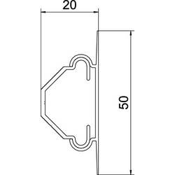 OBO Bettermann 6131153 kabelová lišta (d x š x v) 2000 x 35 x 35 mm 1 ks bílá