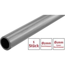 karbon trubkový profil (Ø x d) 2 mm x 1 m vnitřní Ø: 1 mm 1 ks