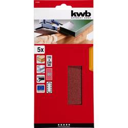 kwb 818908 brusný papír Zrnitost 80 (d x š) 230 mm x 115 mm 5 ks