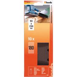 kwb 818220 brusný papír Zrnitost 180 (d x š) 230 mm x 93 mm 10 ks