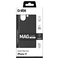 sbs mobile Cover Apple iPhone 17 černá Kompatibilní s MagSafe TEINSTMAGIP1763K
