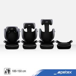Petex Basic 1501 grau HDPE nach ECE R129 dětská sedačka šedá