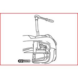 KS Tools 150.3179 Klíč 1/2 pro palivová čerpadla VAG, Ø 100 mm