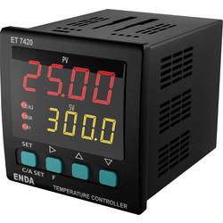 Enda ET7420-230 PID termostat Pt100, J , K, T , S , R +600 °C (max.) relé 2 A, SSR (d x š x v) 101 x 72 x 72 mm