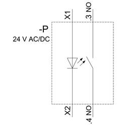 Siemens 3SU11520AB401BA0 3SU1152-0AB40-1BA0 světelné tlačítko kovový přední prstenec, Vysoký lesk , plochý hmatník zelená 1 ks