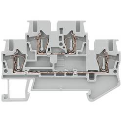Siemens 8WH20200AF00 dvojitá svorka přípojka s pružinovým protitahem šedá 50 ks