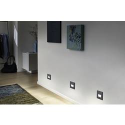 Paulmann 93094 Wand EBL Edge LED vestavné nástěnné svítidlo, LED, pevně vestavěné LED, 1.40 W, černá (matná)