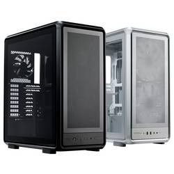 Cooler Master MasterFrame 500 Mesh AR midi tower PC skříň stříbrná 3 předinstalované LED ventilátory, boční okno, prachový filtr