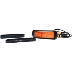 WAS čelní blikač / odklízecí vozidlo W218 1469 ECO 12 V/DC, 24 V/DC přes palubní síť montáž na karoserii, k přišroubování oranžová