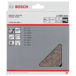Bosch Accessories 3608604000 Lešticí plsť - hart, 160 mm Průměr 160 mm 2 ks
