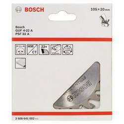 Bosch Accessories 3608641002 kotoučová fréza, tvrdokov, Vnější Ø 20 mm