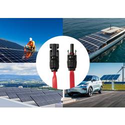 TRU COMPONENTS TC-13805772 prodlužovací solární kabel 4.0 mm² 30 A Délka kabelu 1 m