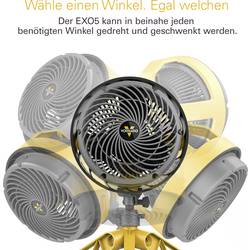 Vornado Heavy Duty EXO5 stojanový ventilátor 37.2 W (Ø x v) 20 cm x 50 cm žlutá, šedá natáčecí