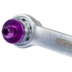 KS Tools 160.0728 Odvzdušňovací klíč, velmi krátký, 9 mm, fialová