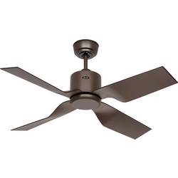 CasaFan ECO VENTOS IP44 102 BZ-BZ WiFi Flügel bronze stropní ventilátor 25 W (Ø x v) 102 cm x 435 mm bronzová s dálkovým ovládáním, s časovačem, vhodný i pro