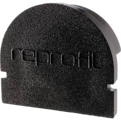Deko Light 979512 Endkappe R-AU-01-12 Set 2 Stk, Schwarz koncová krytka profilu plast (d x š x v) 18 x 6 x 14.5 mm 1 ks