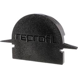 Deko Light 979552 Endkappe R-ET-01-12 Set 2 Stk, Schwarz koncová krytka profilu plast (d x š x v) 27 x 6 x 14.5 mm 1 ks