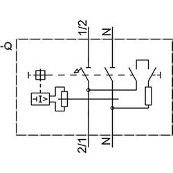Siemens 5SV13166KK06 proudový chránič/elektrický jistič 2pólový 6 A 0.03 A 230 V