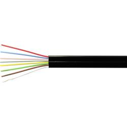 Kash 70I024 telefonní kabel LiYY 8 x 0.12 mm² + 8 x 0.12 mm² černá metrové zboží