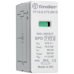Finder 7P.10.8.275.0012 7P-10-8-275-0012 zásuvný svodič pro přepěťovou ochranu Přepětová ochrana pro: rozvodná skříň 20 kA 1 ks