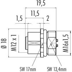 binder 86 0232 0002 00005 neupravený zástrčkový konektor pro senzory - aktory, 86 0232 0002 00005-20, piny: 5, 1 ks