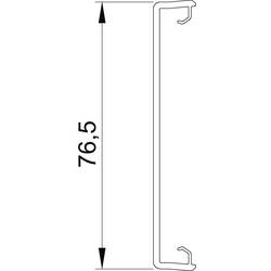OBO Bettermann 6114210 Horní díl (d x š) 2000 mm x 76.5 mm 1 ks bílá