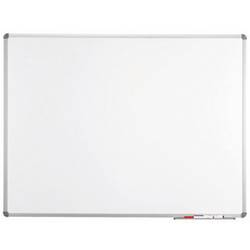 Maul bílá popisovací tabule MAULstandard, Emaille (š x v) 180 cm x 120 cm bílá emailový nátěr vč. odkládací misky , formát na šířku nebo na výšku