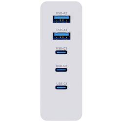 Verico Mojo 140W GaN 5 USB nabíječka, 2x USB A, 3x USB-C®, 140 W, Power Delivery 3.0, bílá