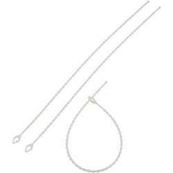 TRU COMPONENTS 1592821, TC-TV150203, kuličkový pásek stahovací, 2.90 mm, 150 mm, přírodní, 100 ks