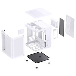 Jonsbo TK-1 2.0 Tempered Glass micro tower PC skříň bílá