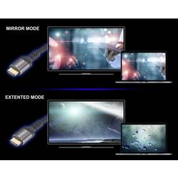 SpeaKa Professional HDMI kabel Zástrčka HDMI-A 3.00 m černá SP-13125612 4K UHD HDMI kabel